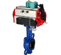 Затвор дисковый GG25-316L-NBR Ду80 Ру16, пневмопривод DA-083, пневмораспределитель 24VDC, магнитный переключатель МППП-200 DN.ru D050-85858