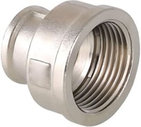 Муфта переходная никелированная ViEiR 1/2 гайка x 3/4 гайка для увеличения резьбы SFN34