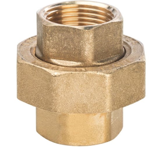 Американка прямая ViEiR 1/2 внутренняя x 1/2 внутренняя резьба, латунная HJF33 1