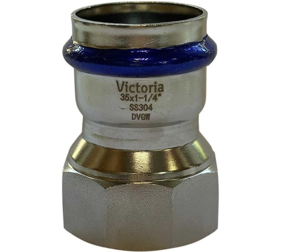 Муфта пресс Victoria из нержавеющей стали ф28- 3/4внут. арт. 58-017