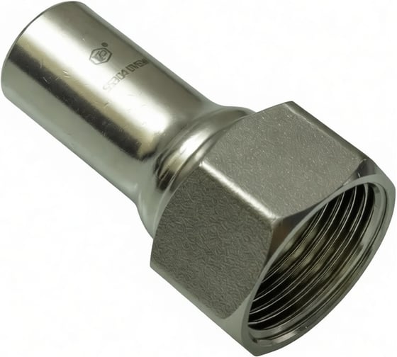 Вставка нержавеющая VIEIR 22х1 внутренняя резьба для подключения нерж труб VPBF225 1