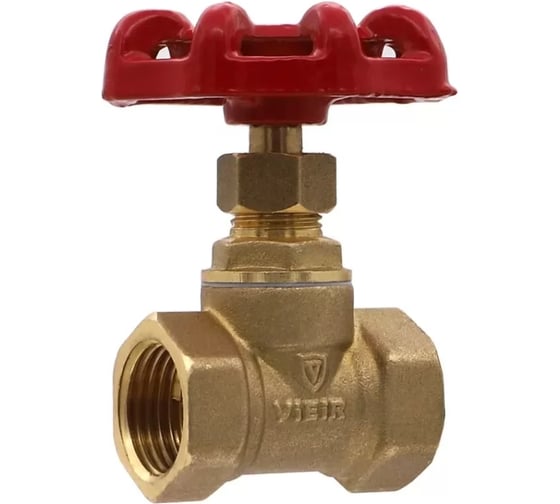 Вентиль запорно-регулирующий VIEIR латунный 1/2 для бытовых и промышленных систем водоснабжения GL195 1