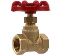 Вентиль запорно-регулирующий VIEIR латунный 2 усиленный для крупных магистралей и отопительных контуров GL200