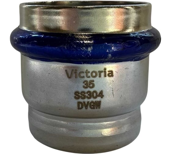 Заглушка пресс Victoria из нержавеющей стали ф42 арт. 58-255