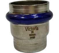 Заглушка пресс Victoria из нержавеющей стали ф22 арт. 58-252