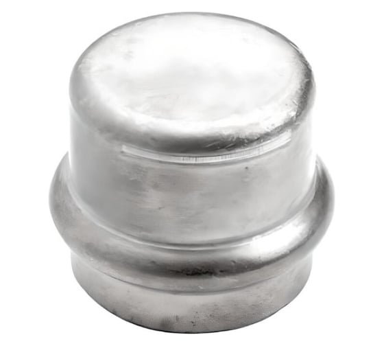 Заглушка пресс Victoria из нержавеющей стали ф22 арт. 58-252 1