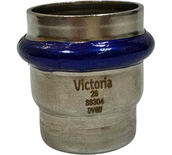Заглушка пресс Victoria из нержавеющей стали ф22 арт. 58-252