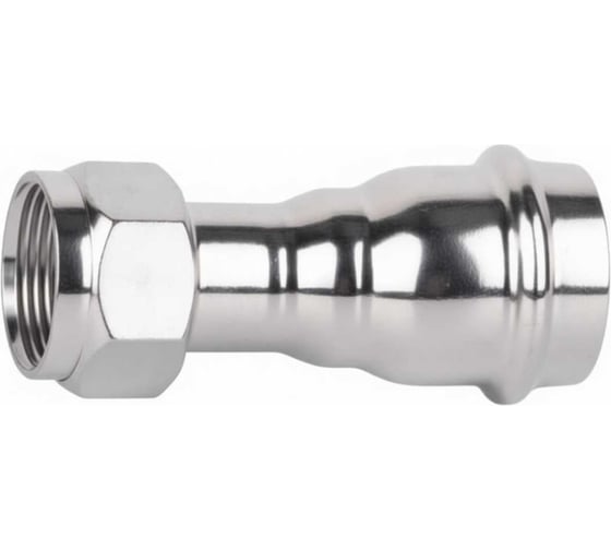 Муфта пресс Victoria из нержавеющей стали с накидной гайкой ф18-1/2 внутренняя (плоская прокладка) арт. 58-092 1