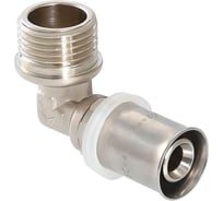 Обжимной угол для металлопластиковых труб ViEiR 20×3/4 наружная резьба VRKL204M