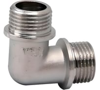 Уголок никелированный ViEiR 3/4 штуцер x 3/4 штуцер, для наружной резьбы LHHN44