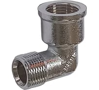 Уголок хромированный ViEiR 3/8 гайка х 3/8 штуцер, мини уголок для сантехники PV24