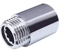 Удлинитель резьбовой ViEiR 2 шт, 3/4 х 10 мм, наружная/внутренняя резьба, хромированная латунь SBX10