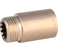 Удлинитель резьбовой ViEiR 2 шт, 1/2 х 20 мм наружная/внутренняя резьба, латунь SA20