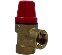 Предохранительный клапан VIEIR 1/2Г х 1/2Г 1,5 bar красный для систем отопления VR33FFK-1,5