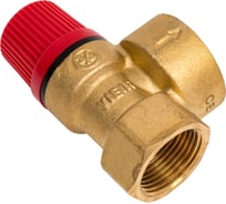 Предохранительный клапан VIEIR 3/4 Г х 1 Г 8 бар красный для бойлеров и отопительных котлов VR45FFK-8