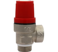 Предохранительный клапан VIEIR никелированный 1/2 Г х 1/2 Ш 3 бар для котлов и бойлеров VR33FMK-3N