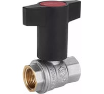 Кран шаровой ViEir с пластиковой ручкой 1/2 внутренняя резьба бабочка для водопроводных систем VR230FF