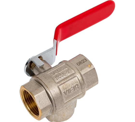 Кран шаровой ViEir трёхходовой 3/4 для регулирования потоков в водопроводных системах GL193