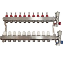 Коллекторный блок PROFLINE с расходомерами и авт.воздухоотводчиком 10 выходов 1*3/4 УТ-00058328
