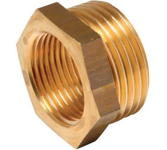 Футорка латунная ViEiR 11/2 гайка × 2 штуцер для соединения элементов водопроводных систем BXHF87 1