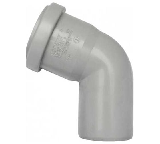 Отвод ПВХ ViEiR 5 шт, Ф50x67, для среднего углового поворота канализации ARN2267 1