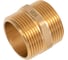 Ниппель латунный ViEir 11/4 ш × 11/4 ш (две наружные резьбы) SH66 2