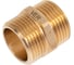Ниппель латунный ViEir 1 ш × 1 ш (две наружные резьбы) SH55 2
