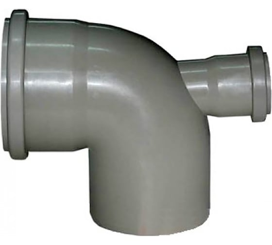 Отвод ПВХ ViEiR Ф110x50x90, тыл, для подключения с обратной стороны ARN2260 1