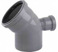 Отвод ПВХ ViEiR Ф110x45, с выходом, Ф50 левый, для бокового подключения ARN2253