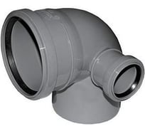 Отвод ПВХ ViEiR Ф110x50x90, правый, для бокового поворота под углом ARN2259