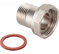 Полусгон ViEiR никелированный с накидной гайкой 1/2 × 1/2 штуцер для подключения смесителей VRDN7-1515