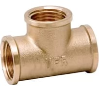 Тройник латунный ViEiR 1 1/4 гайка × 1 гайка × 1 1/4 гайка TF656