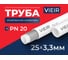 Труба полипропиленовая армированная алюминием VIEIR, 25x3.3 мм PN20 4 метра для отопления и водоснабжения VREA25 2
