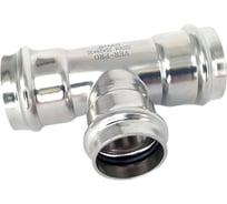 Тройник нержавеющий ViEiR 18х18х18 используется для равнопроходного распределения потока в инженерных системах VPT181818