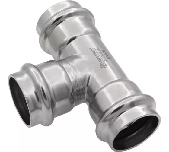 Тройник нержавеющий ViEiR 108х108х108 используется для равнопроходного разветвления магистральных трубопроводов большого диаметра VPT108 1