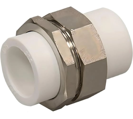 Американка полипропиленовая ViEiR Ф25х25 под пайку для герметичного перекрытия трубопровода VER25N 1