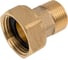 Американка для счетчика воды ViEiR 3/4 штуцер × 1 гайка, латунная VR27-45FM 3
