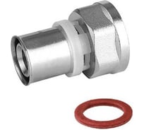 Обжимной переходник с накидной гайкой ViEiR 16×1/2 внутренняя резьба для металлопластиковых труб VR107/3-20