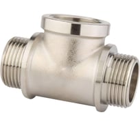 Тройник никелированный ViEiR 3/4 гайка x 3/4 штуцер x 3/4 гайка TFHFN444