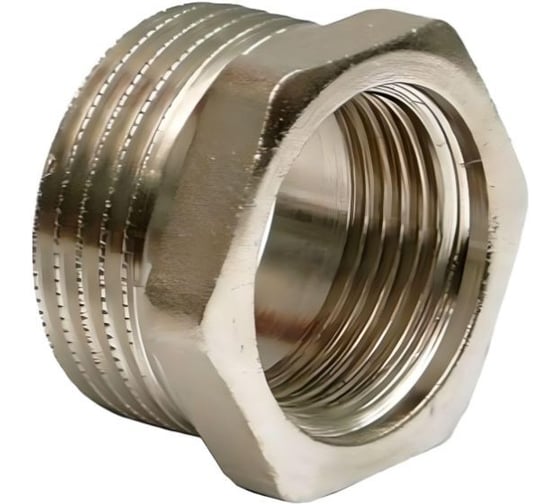 Футорка никелированная ViEiR 3 шт, 1/2 гайка x 3/4 штуцер BXHFN43 1