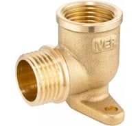Уголок латунный VIEIR с креплением 1/2 гайка × 1/2 штуцер LFM-03