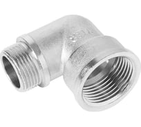 Уголок никелированный VIEIR 1/2 штуцер × 3/4 гайка для подключения приборов LFHN34