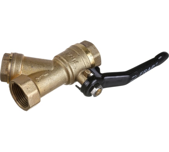 Шаровой кран с фильтром Frap 3/4'' вн/вн рукоятка 531321