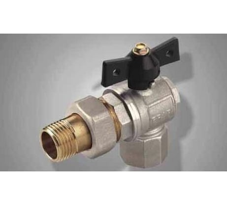 Шаровой кран со сгоном Frap угловой 1/2'' бабочка 531317