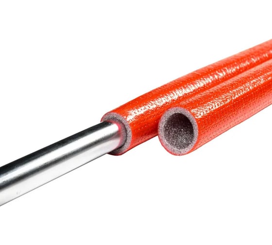 Теплоизоляция для труб K-FLEX PE COMPACT в красной оболочке 28/6 бухта 10м R060282103PECR