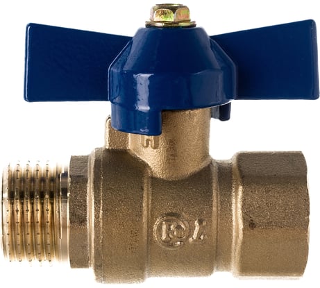 Шаровой кран ZOX 1/2'' вн/нар., бабочка 519279