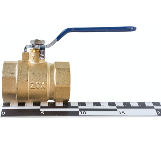 Шаровой кран ZOX 1 1/2'' вн/вн., рукоятка 520860