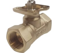 Двухходовой шаровой кран TECHNO 2020В латунный, под привод DN20, G3/4, КVS 6.3 640220-2