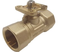 Двухходовой шаровой кран TECHNO 2025В латунный, под привод DN25, G1 КVS 16.0 640225-2