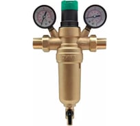 Фильтр с регулятором давления и двумя манометрами ViEiR, 3/4, для горячей воды, JH183